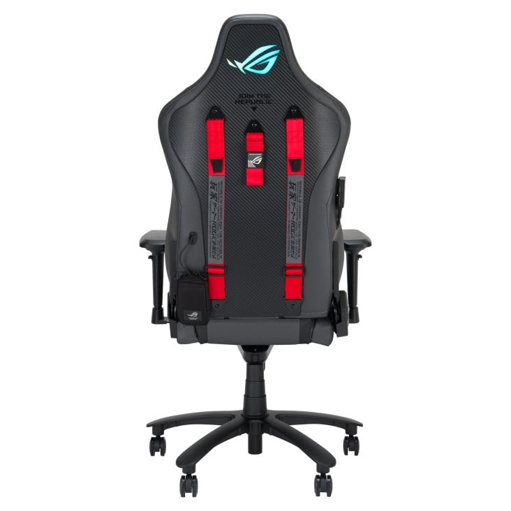 ASUS ROG Chariot X SL301W Ergonomik Kumaş Oyuncu Koltuğu (Gri) / 90GC01M0-MSG040