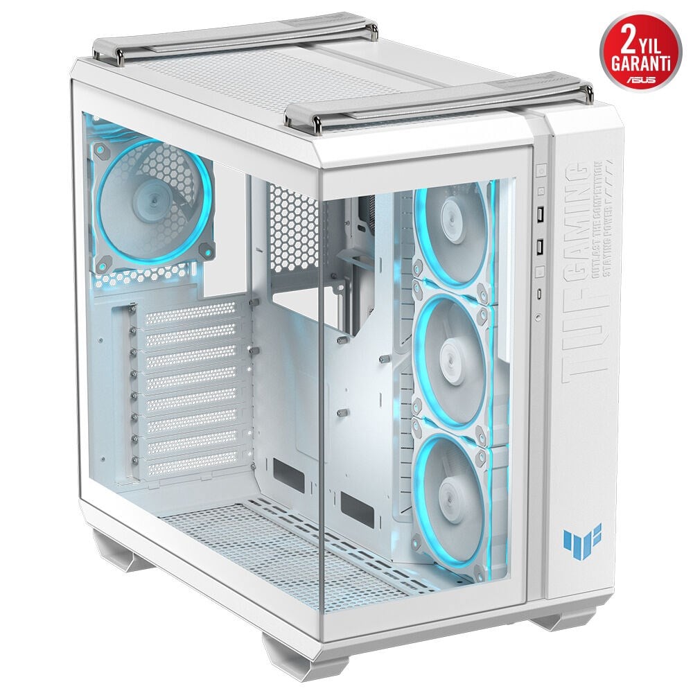ASUS TUF GAMING GT502 HORIZON Gaming Mid-Tower PC Kasası Beyaz / 90DC0093-B19010