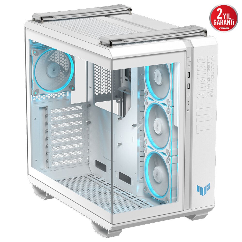 ASUS TUF GAMING GT502 HORIZON Gaming Mid-Tower PC Kasası Beyaz / 90DC0093-B19010