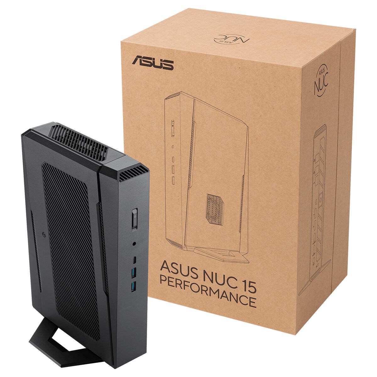 ASUS ULTRA 7 255HX-RAM DİSK YOK-8GB RTX5060-FDOS GAMING MINI PC / NUC15 PERFORMANCE RNUC15JNK7X50002 / 90AR00V1-M000A0