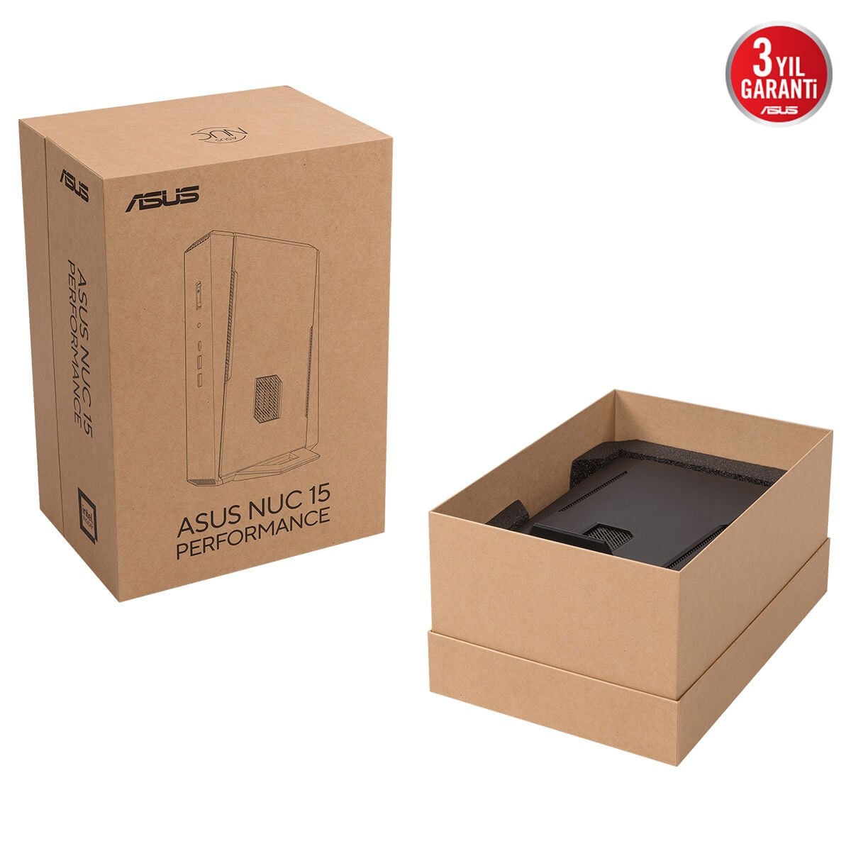 ASUS ULTRA 9 275HX-RAM DSİK YOK-12GB RTX5070-FDOS GAMING MINI PC / NUC15 PERFORMANCE RNUC15JNK9X40002 / 90AR00V1-M000B0