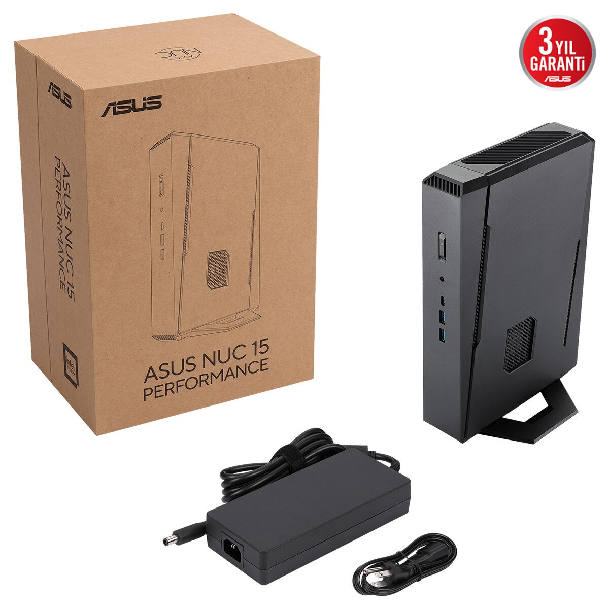 ASUS ULTRA 9 275HX-RAM DSİK YOK-12GB RTX5070-FDOS GAMING MINI PC / NUC15 PERFORMANCE RNUC15JNK9X40002 / 90AR00V1-M000B0