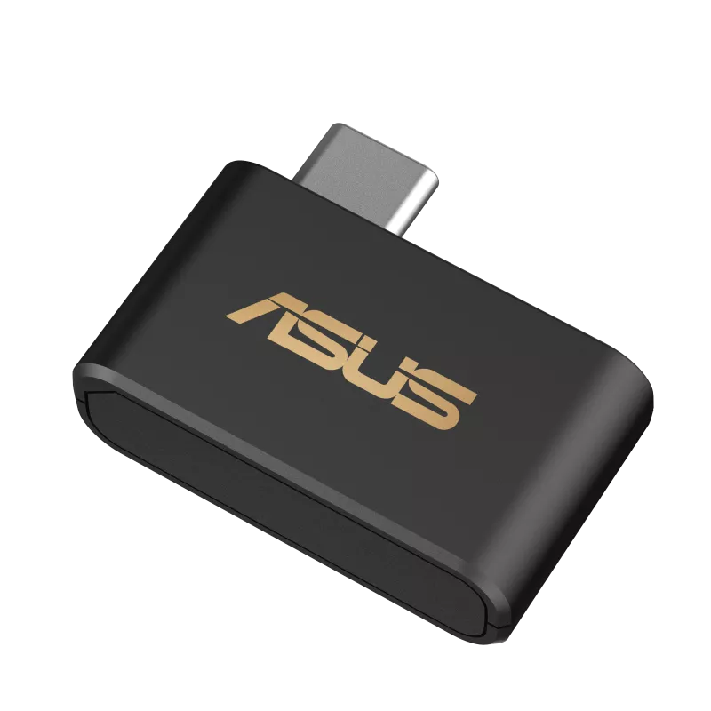 ASUS USB-BE93 MINI WIFI7 BE6500 Üç Bant Typec Kablosuz Ağ Adaptörü / 90IG0AK0-MO0B00