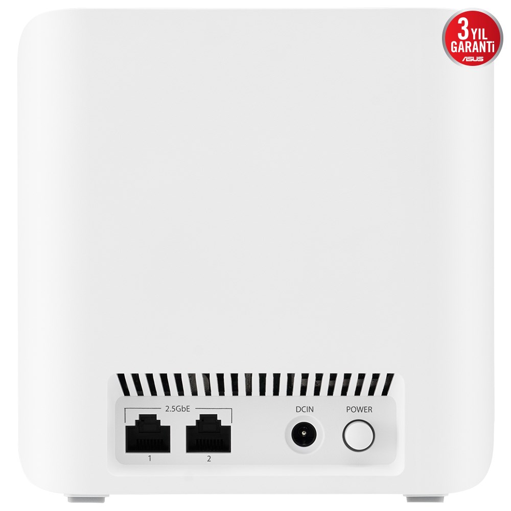 ASUS ZENWIFI7 BD4-W-2  WIFI7 BE3600 Dual Band Mesh Router 2-li set Beyaz
