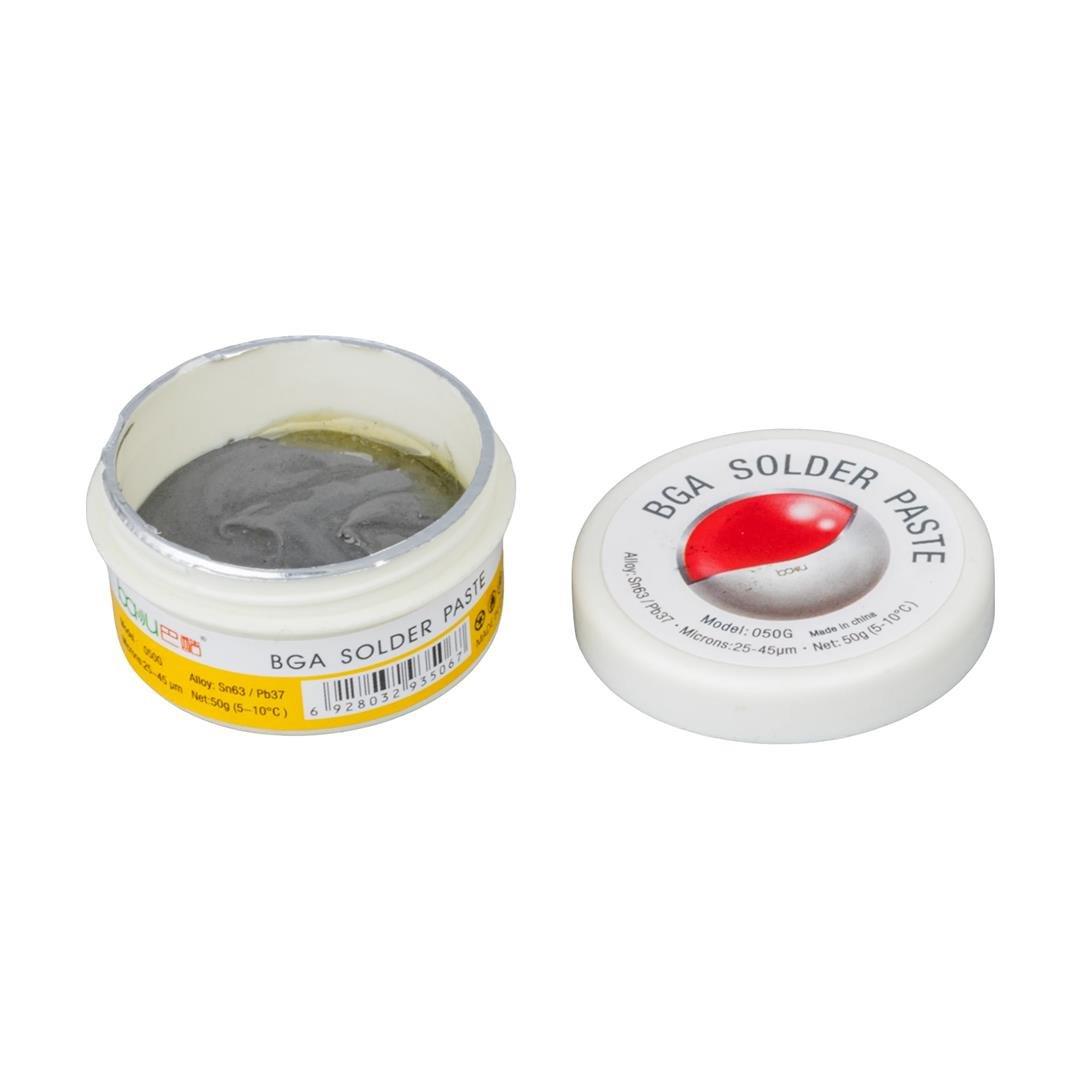 Baku BK-050G 50 Gram Sıvı Krem Lehim - BGA İşlemleri İçin Profesyonel Kalite, 25-45 Mikron