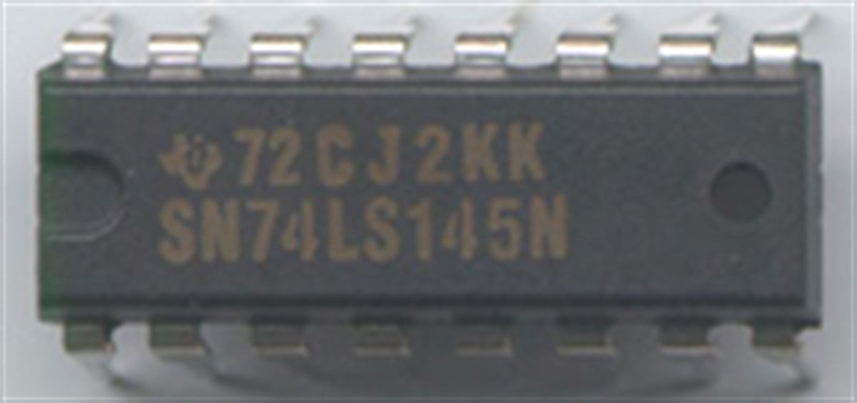 BCD-TO-DECIMAL DECODER/DRIVER
