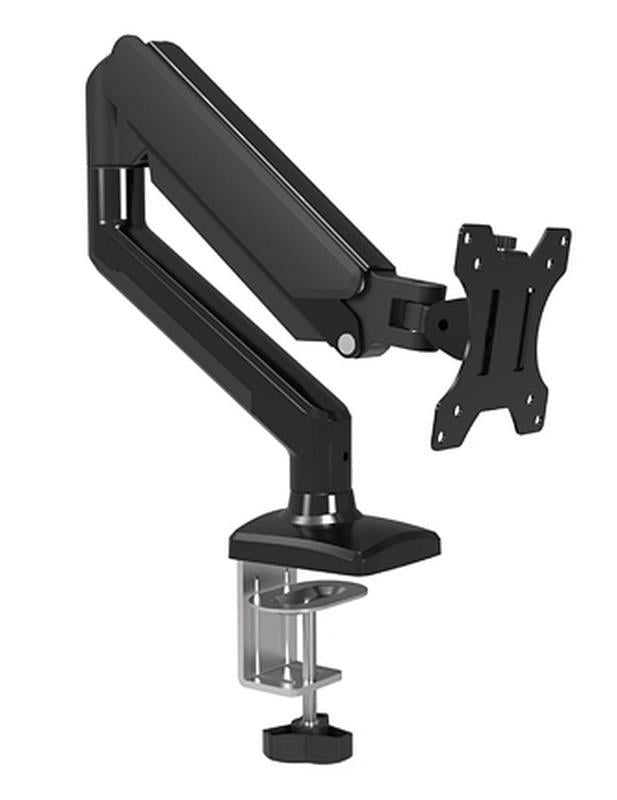 Beek Tek Ekran Taşıyabilen Askı Aparatı, 13 - 32 inç Ekran, Gaz Basınçlı Yaya Sahip, Kelepçe Dahil, Dönme Aralığı +90°~-90°, Ekran Döndürme +180°~-180°, Maksimum Yük Kapasitesi 10kg, VESA 100 x 100mm<br>
Beek Single Monitor Mount with Gas Sprin