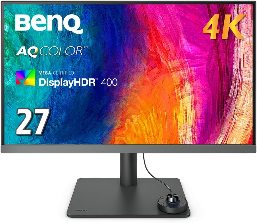BenQ 27'' IPS DesignVue PD2706U 5MS 60HZ HDMI-DP TYPEC Pivot Profesyonel Fotoğrafçı ve Tasarımcı Monitörü 3840X2160