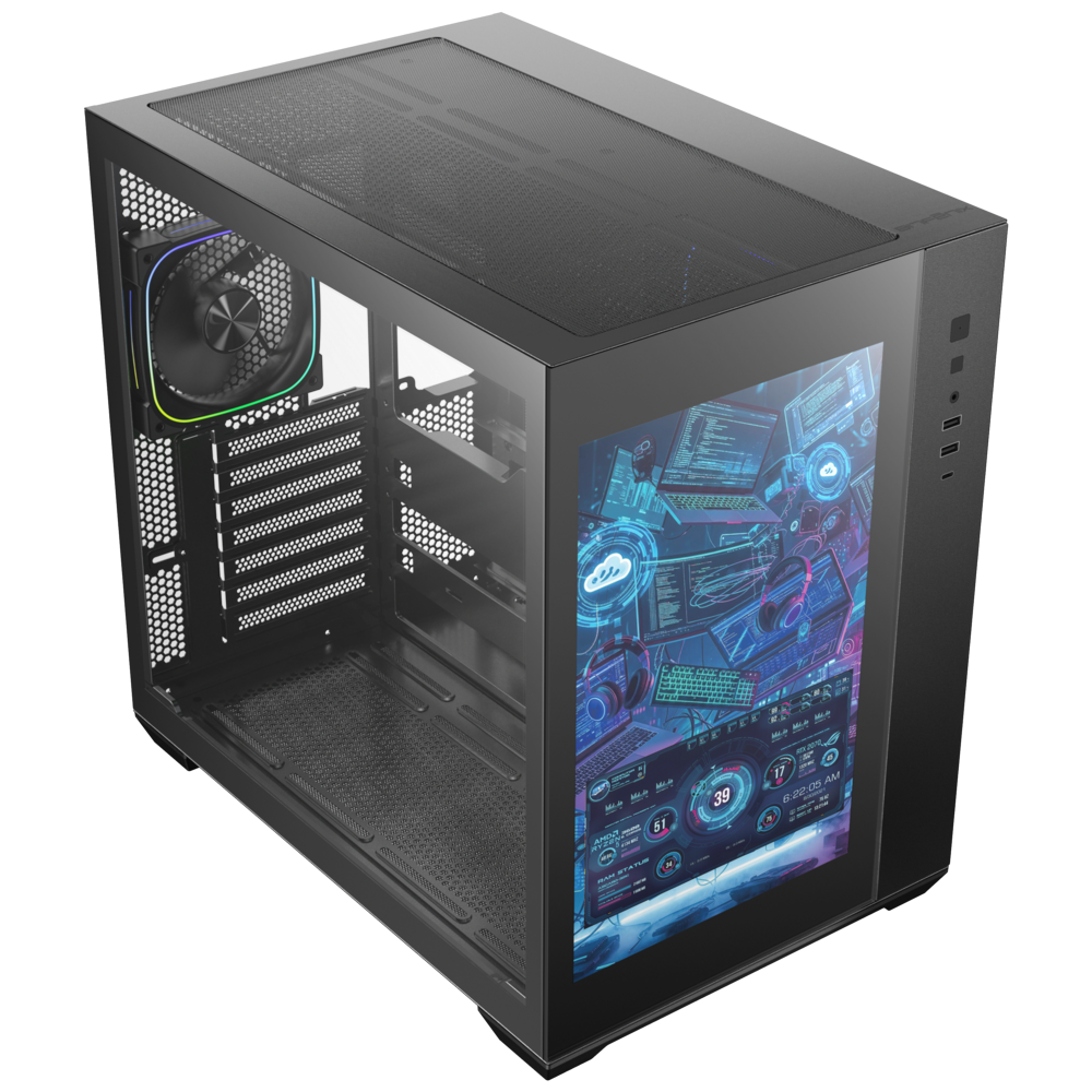 BITFENIX 850W 80+ BRONZE ALD BFC-ADB85KKGSK-4A 4-ARGB Fanlı Gaming Mid-Tower PC Kasası