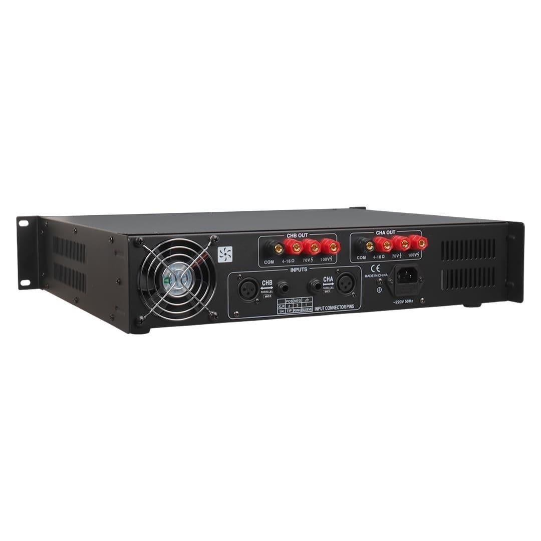 Bofmann TP-500STT 2x250W Hat Trafolu Stereo Power Amfi - 100V Profesyonel Ses Sistemi