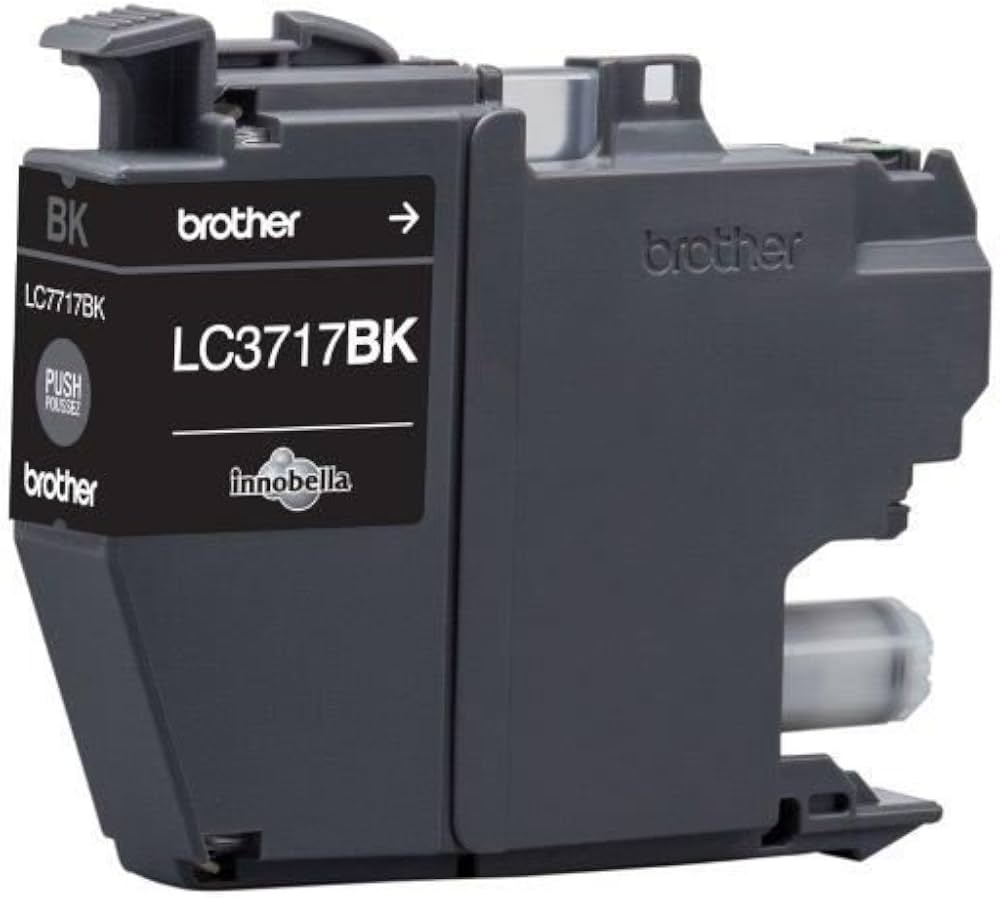 BROTHER LC3717BK Orijinal Siyah Mürekkep Kartuşu (~550 Sayfa Baskı Kapasiteli)