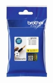 Brother LC3717Y Sarı (Yellow) Orijinal Mürekkep Kartuşu (550 Sayfa)