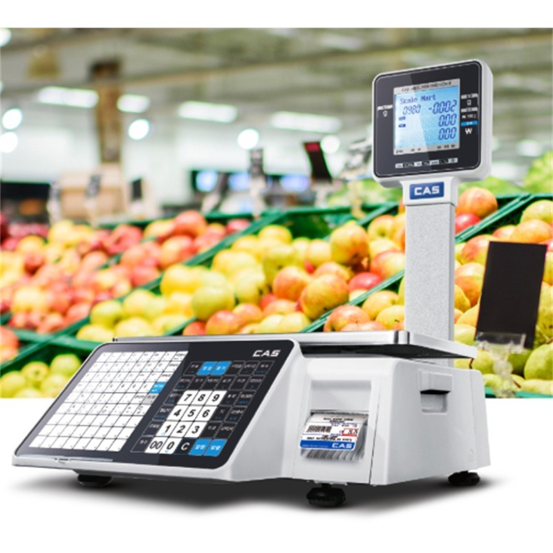CAS CL3000 P 15 KG RS232 / Ethernet Boyunlu Barkodlu Terazi