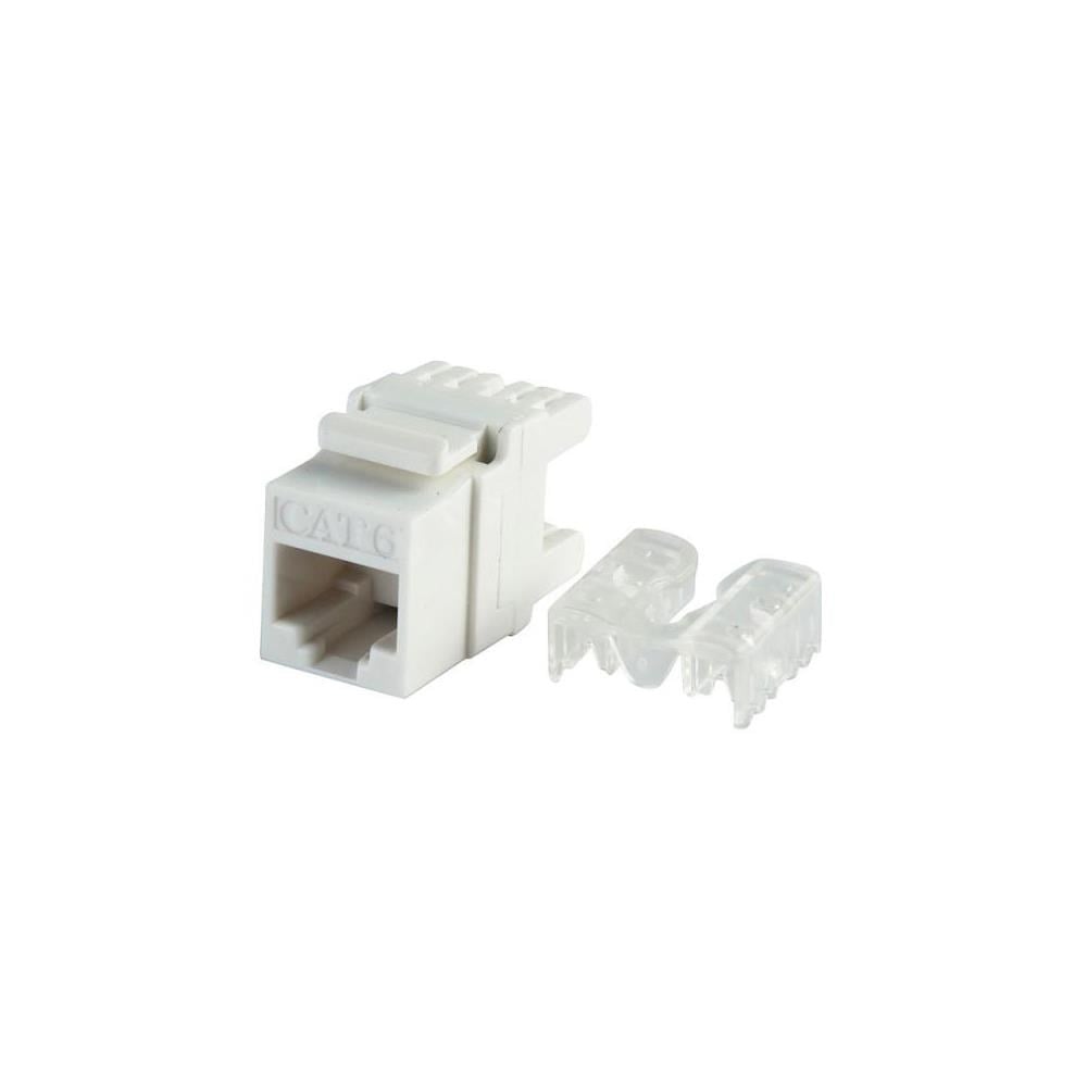 CAT6 UTP KEYSTONE JACK BEYAZ