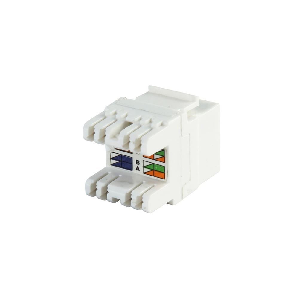 CAT6 UTP KEYSTONE JACK BEYAZ