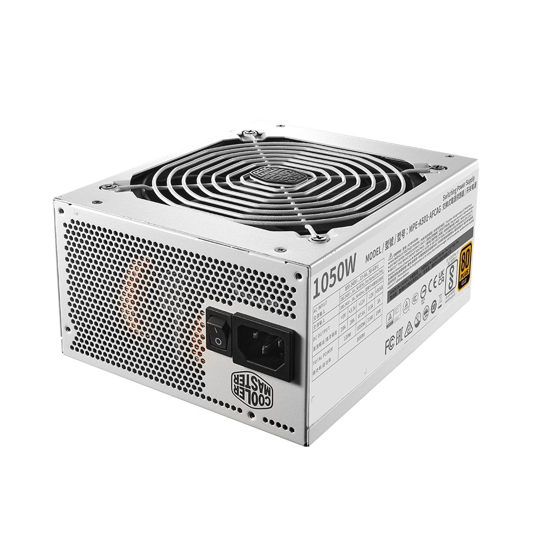 COLERMASTER 1050W 80+ GOLD MWE V2 MPE-A501-AFCAG-3EGEU Tam Modüler Power Supply Beyaz