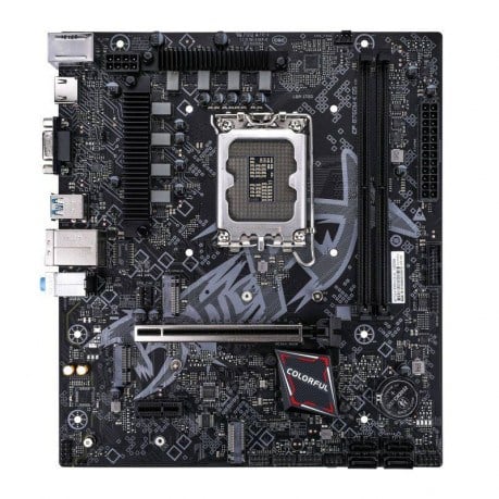 COLORFUL BATTLE-AX B760M-K D5 V20 2xDDR5 VGA/HDMI 2xM.2 1xGLAN 1700P ANAKART