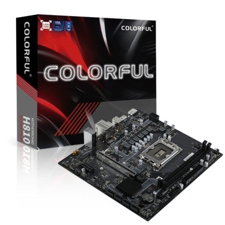 COLORFUL H810M-T V20 2x DDR5 DP/HDMI 2x M.2 1xGLAN USB3.2 1851P ANAKART