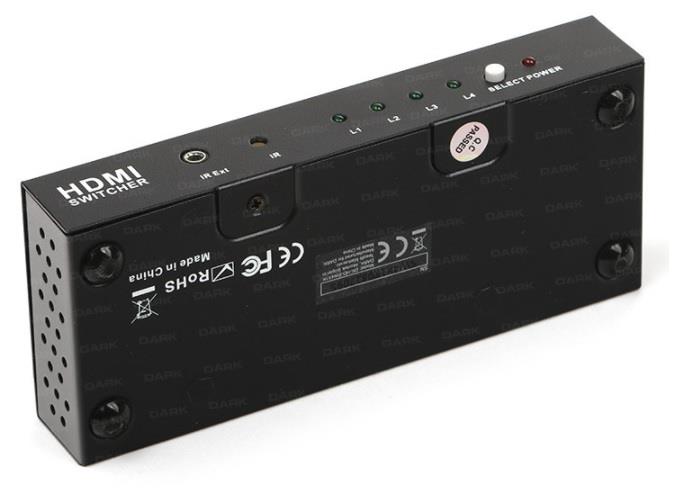 DARK DK-HD-SW4X1K HDMI Switch 4 Giriş 1 Çıkışlı