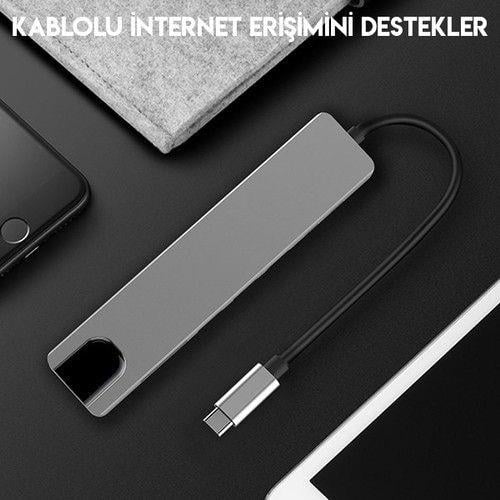 Daytona  FC-04 8'li USB Type-C Docking Station