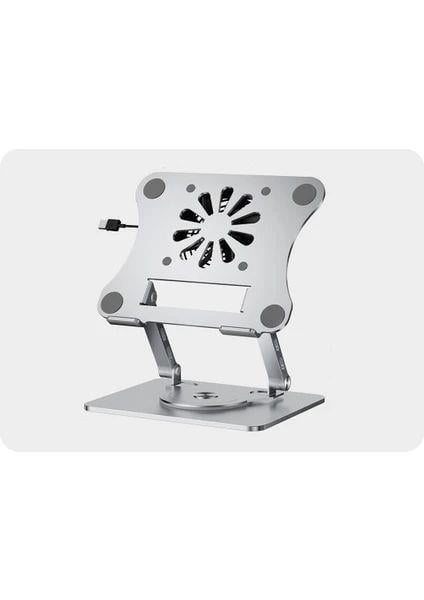 Daytona J41 360° Döner metal fanlı notebook stand,