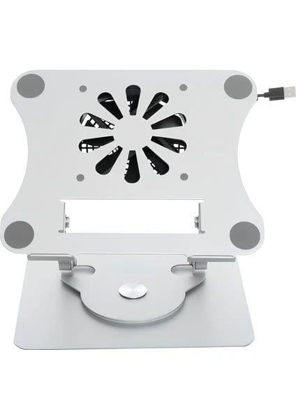 Daytona J41 360° Döner metal fanlı notebook stand,