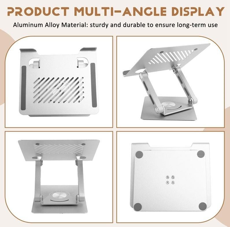 Daytona ZR-753 360° Döner metal notebook stand,