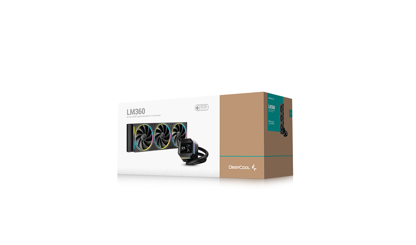 DEEPCOOL 360MM LCD LM360 ARGB AM5-1851p Sıvı Soğutmalı İşlemci Fanı