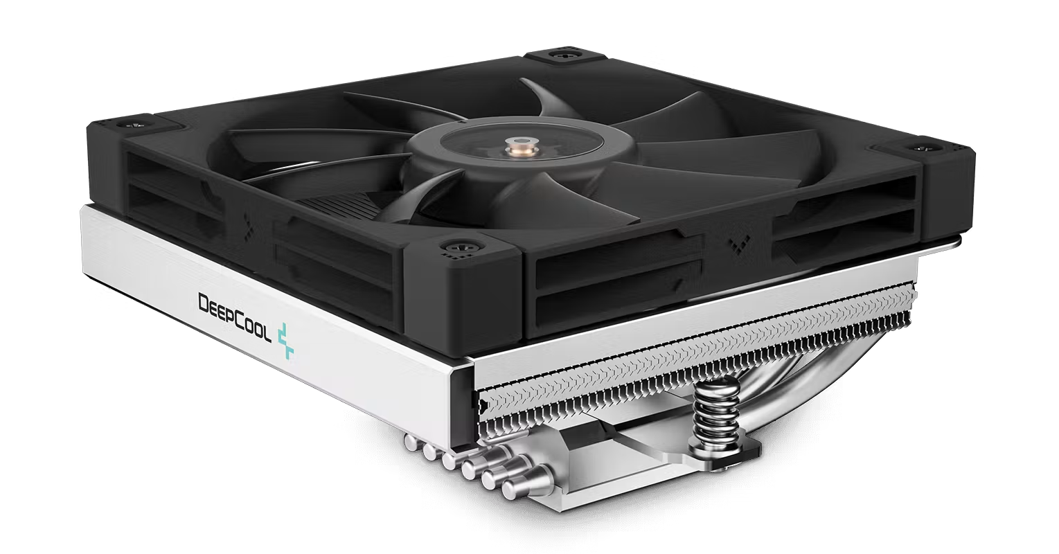 DEEPCOOL AN600 Düşük Profil (Low Profile) 6 Isı Borulu 120mm Slim PWM AM5-1851p Hava Soğutmalı İşlemci Fanı