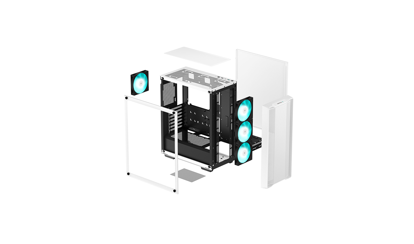 DEEPCOOL CC560 MESH WH V2 Gaming Mid-Tower PC Kasası Beyaz