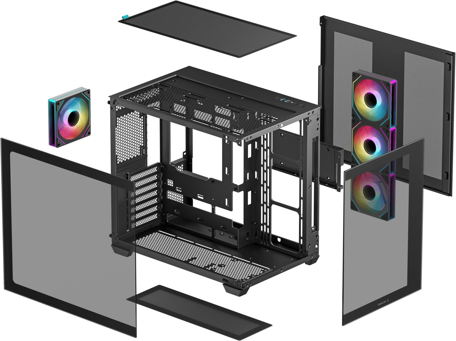 DEEPCOOL CG530-4F Gaming Mid-Tower PC Kasası