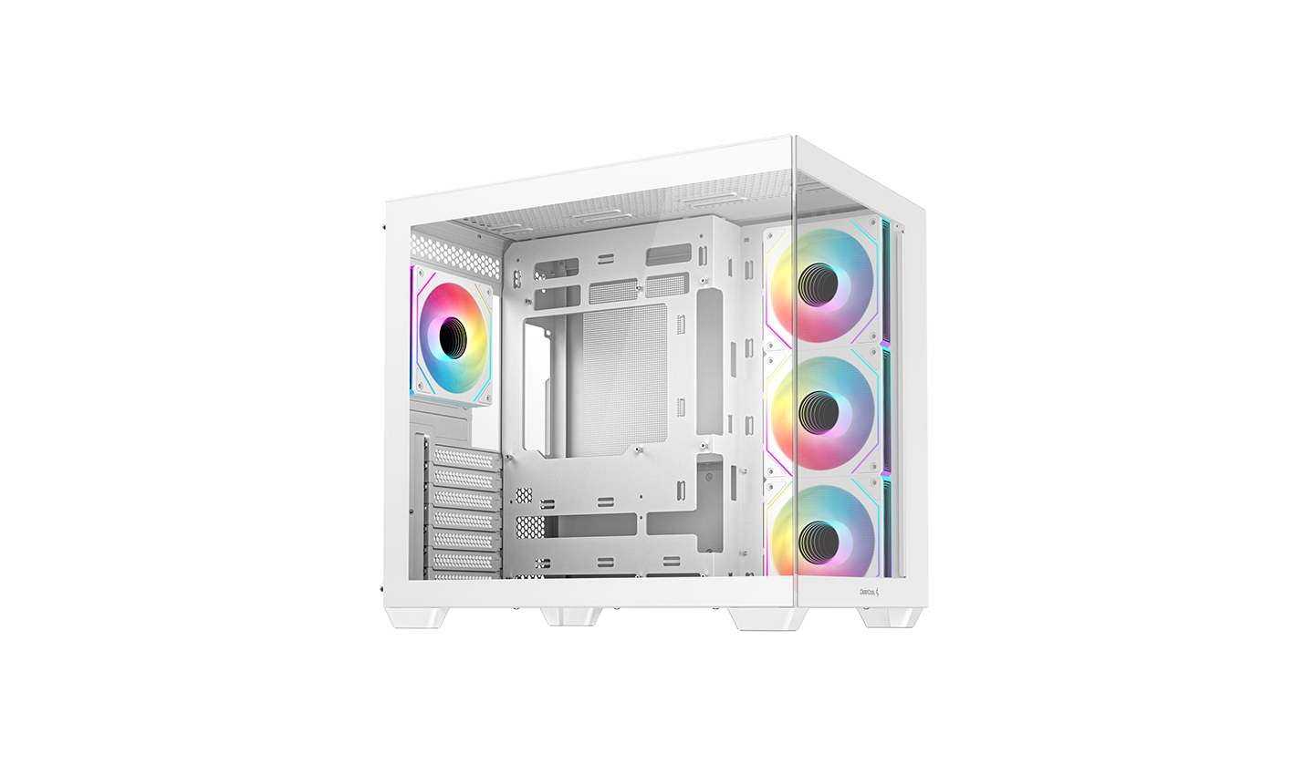 DEEPCOOL CG530-4F-WH 4-ARGB Fanlı Gaming Mid-Tower PC Kasası Beyaz