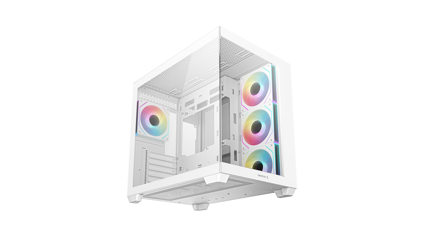 DEEPCOOL CG530-4F-WH 4-ARGB Fanlı Gaming Mid-Tower PC Kasası Beyaz