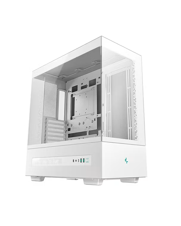 DEEPCOOL CH690 Digital WH Panoramik Dahili Dijital Durum Ekranlı Yüksek Hava Akışlı Beyaz Gaming Mid-Tower PC Kasası