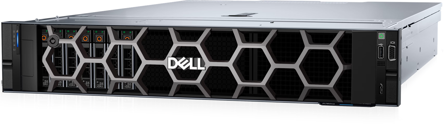 DELL POWEREDGE R760XS FLXI5 SILVER 2x4510-128GB (2x64GB)DDR5 RDIMM-2x480GB SSD-2x1100w Rack Sunucu