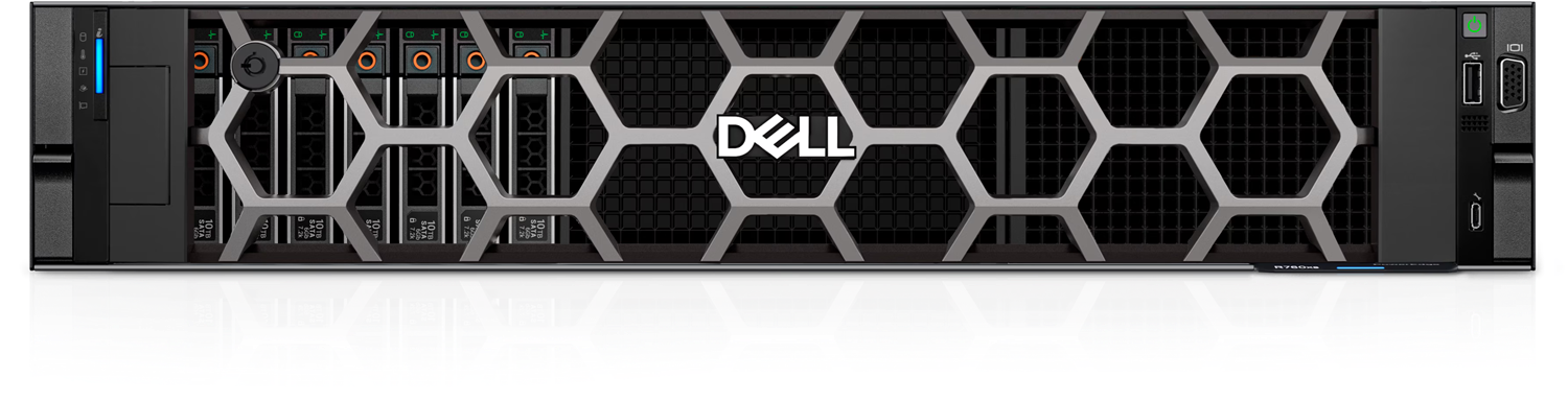 DELL POWEREDGE R760XS FLXI5 SILVER 2x4510-128GB (2x64GB)DDR5 RDIMM-2x480GB SSD-2x1100w Rack Sunucu