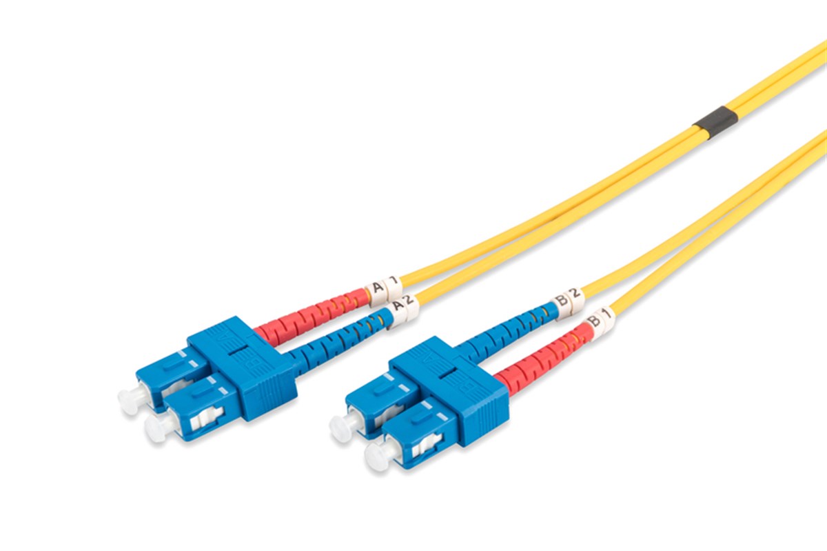Digitus SC-SC Fiber Optik Patch Kablo, 5 metre, Singlemode, Duplex, 09/125 