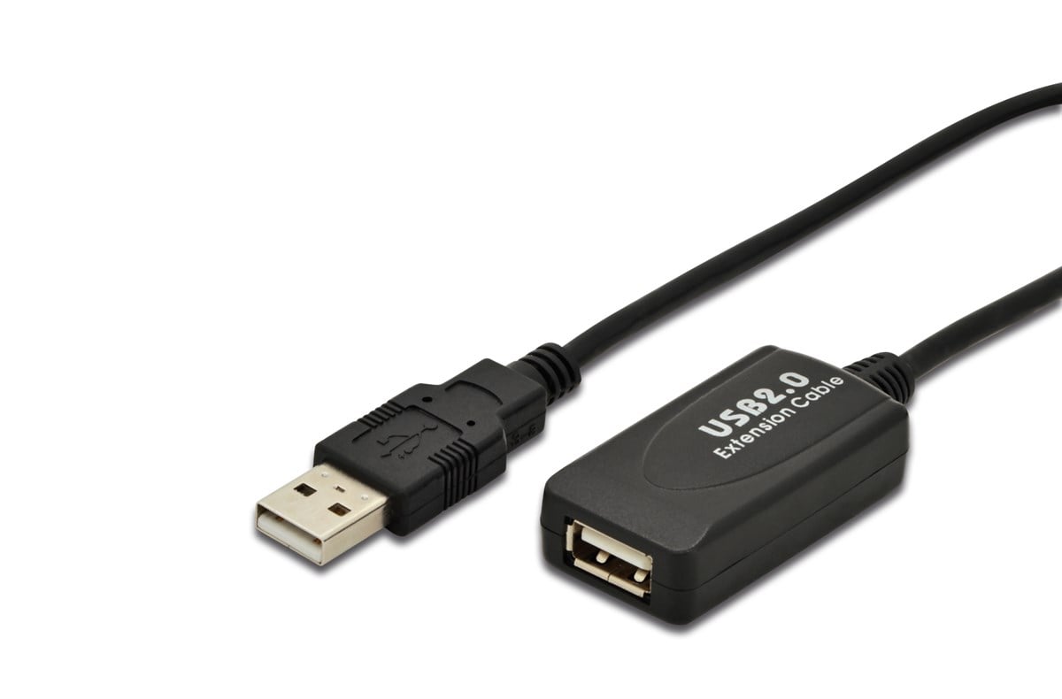 Digitus USB Repeater Kablosu, USB 2.0, 5 metre 
