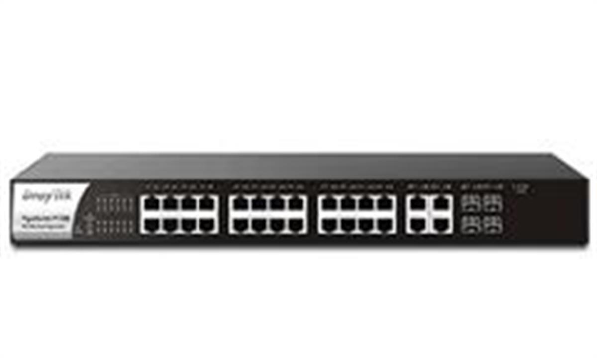Draytek VigorSwitch P1280 24+4 WebSmar  Draytek 
