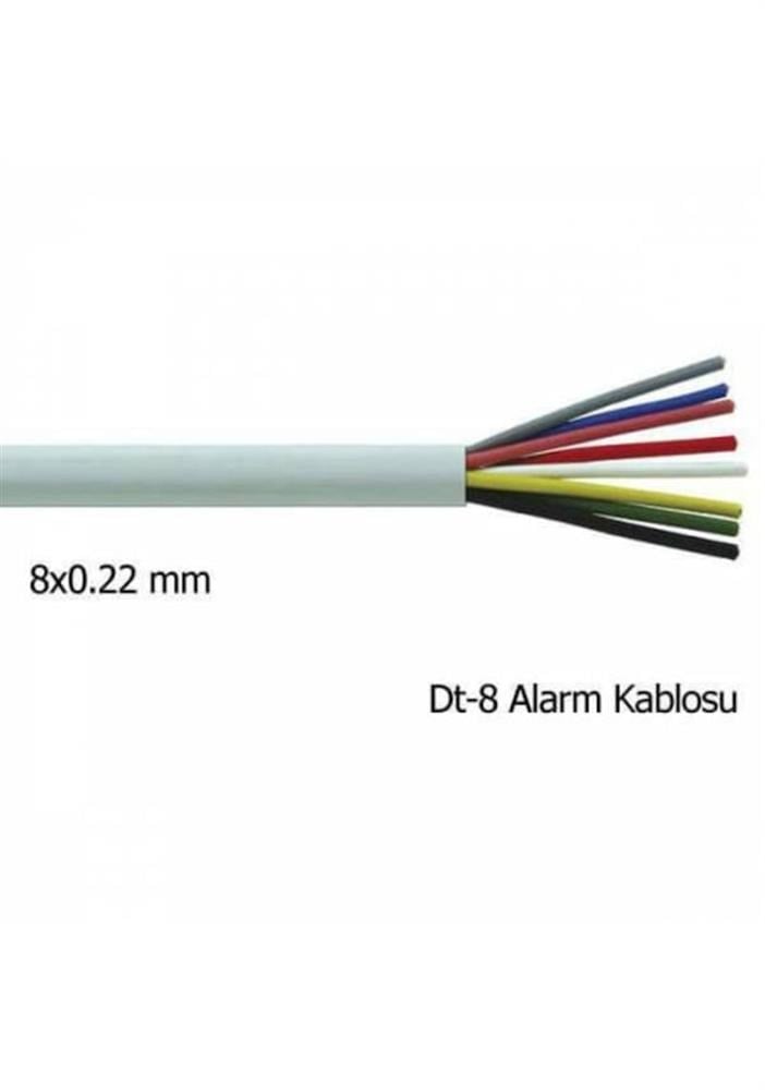 DT-8 8 X 0,22 MM ALARM DİAFON KABLOSU