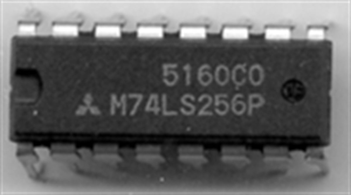 DUAL 4 BIT ADDRESSABLE LATCH