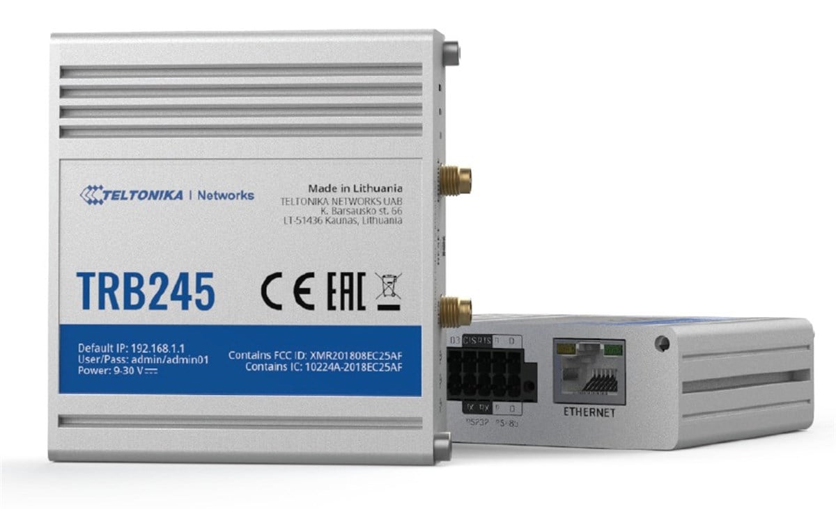 Endüstriyel M2M LTE Ethernet Gateway