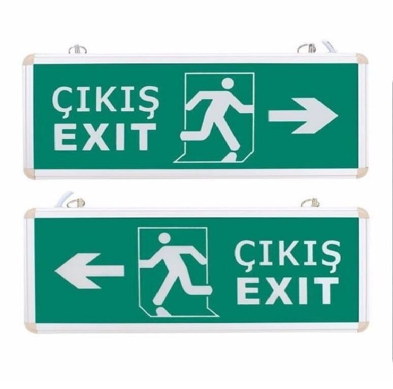 EXİT YÖN LEVHASI    SAĞ SOL  imzatech 
