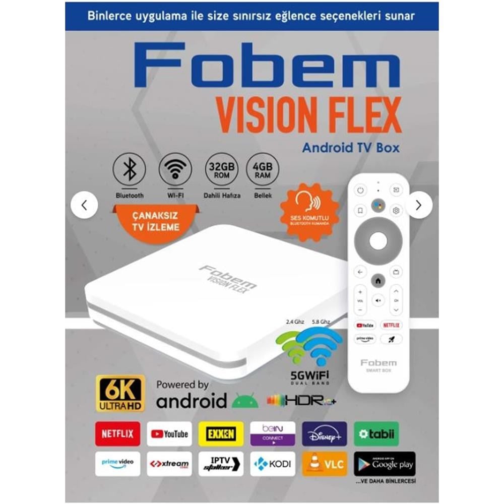 FOBEM VISION FLEX 4GB RAM 32GB ROM 5G WİFİ