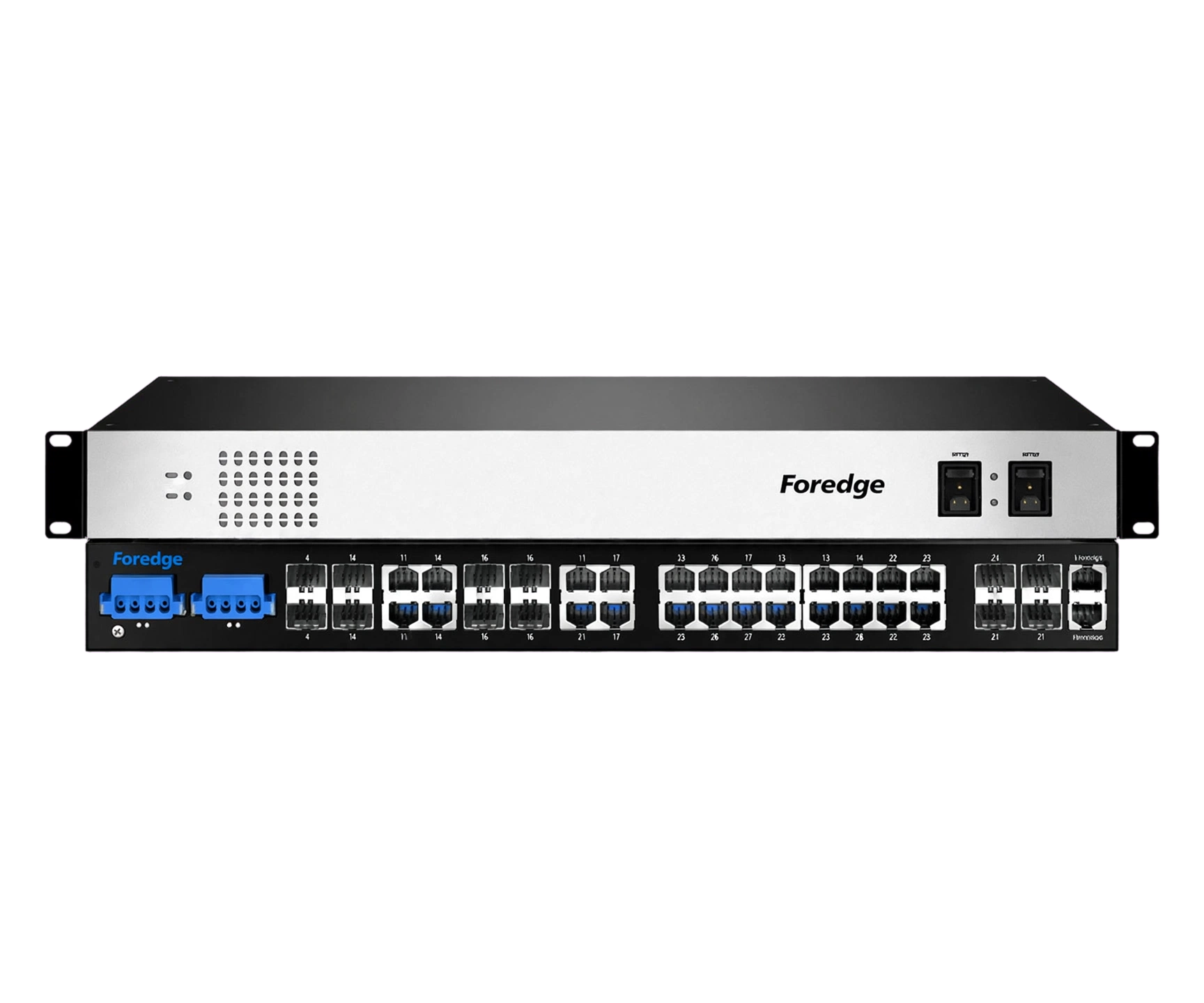 FOREDGE 16port PoE 400w 8-SFP/4-10GbE SFP Gigabit Yönetilebilir Endüstriyel Switch IS1024GPS-8F-4TF