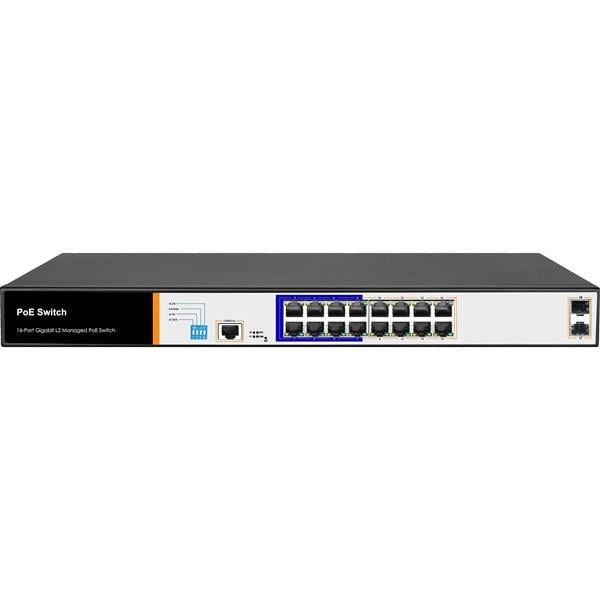 FOREDGE 16port POE PS3016GS GIGABIT 2-SFP 150W YÖNETİLEBİLİR SWITCH