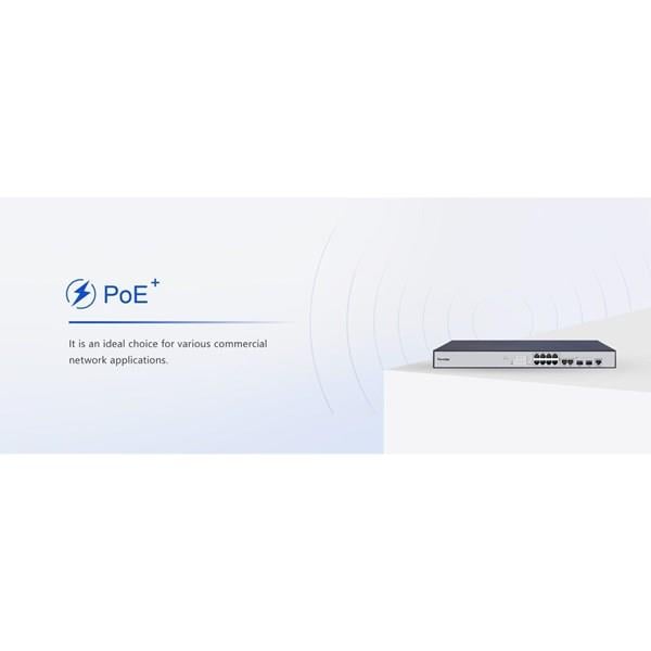 FOREDGE 8port POE PS3008XGPSH 8-2.5 GBE/2-10 GBE 2-10GBE SFP 250W LAYER3 YÖNETİLEBİLİR SWITCH