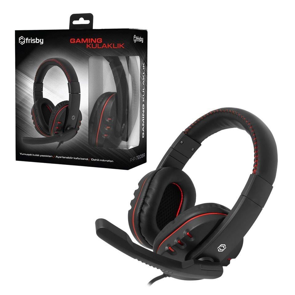 Frisby  FHP-720BR Mikrofonlu siyah kulaklık