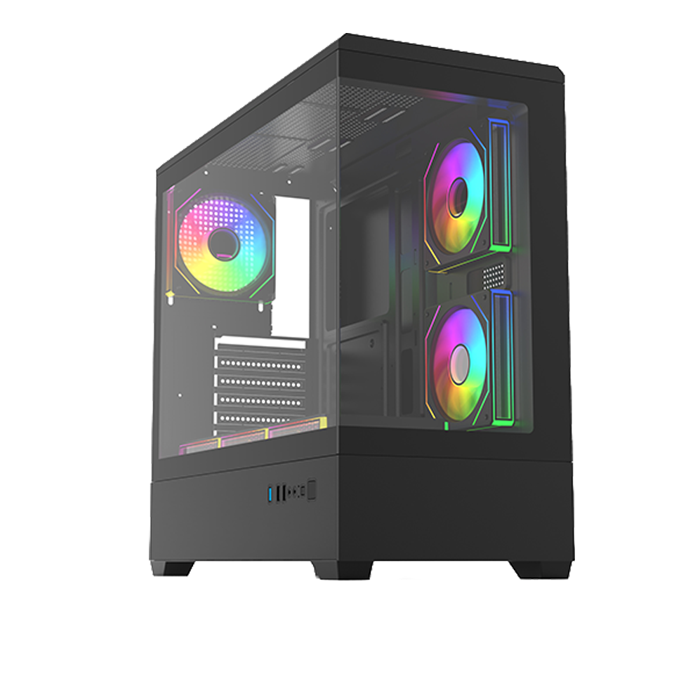 FRISBY FC-9585G TUNDRA 750W 80+ Bronze Siyah Mid Tower ATX Kasa