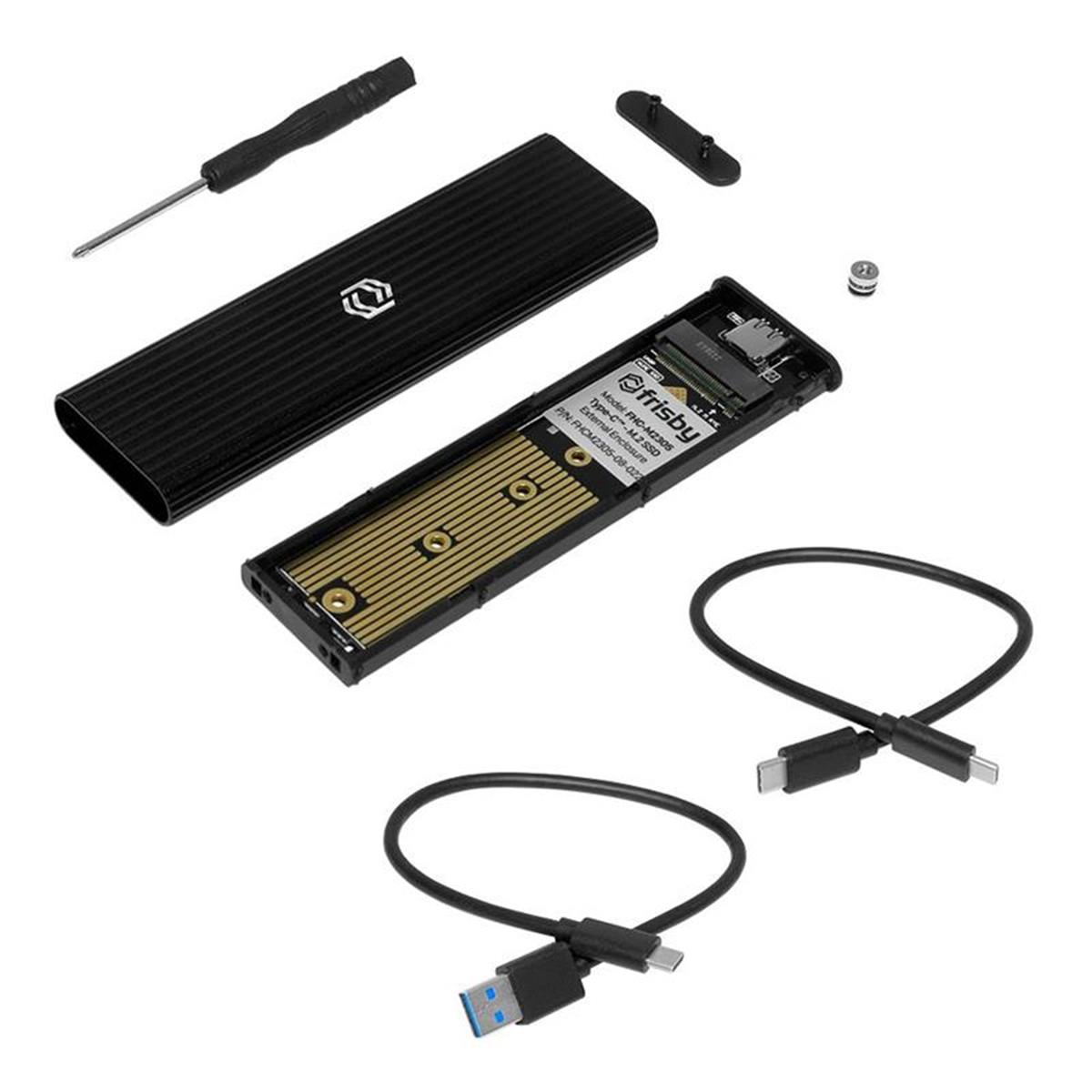 FRISBY FHC-M2305 TYPE- USB 3.1 - M.2 PCIe NVMe SSD ALÜMİNYUM DİSK KUTUSU